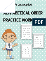 Alphabetical Order Practice Worksheet