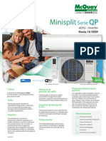 McQuay Minisplit QP 60Hz SEER-18 INVERTER V03-1