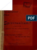 1897, What Say The Scriptures About Spiritualism (Spiritism) (Issued As A Tract)