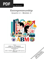 Q2 Entrepreneurship - Module 3 - Preparing Analyzing Forecasting Financial Statements