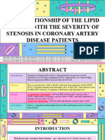 The Relationship of The Lipid Profile With The Severity of Stenosis in Coronary Artery Disease Patients