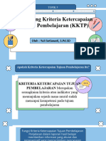 Merancang Kriteria Ketercapaian Tujuan Pembelajaran