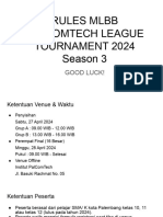 Rules MLBB Palcomtech League Tournament 2024