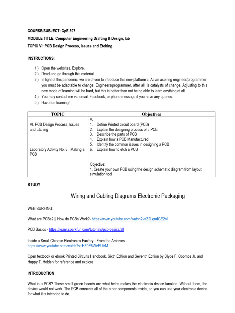 TOPIC VI PCB Design Process Issues and Etching 1 | PDF | Printed