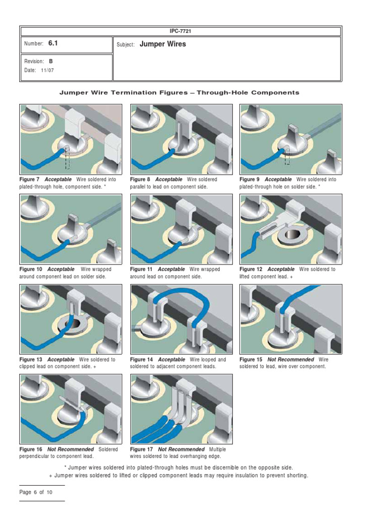 Jumper Wire Soldering Guidelines | PDF | Soldering | Electronic Design