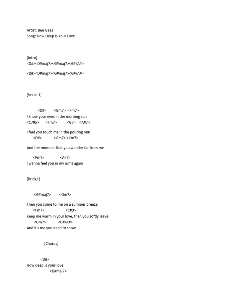 how-deep-is-your-love-wps-office-pdf-songs-recorded-music