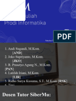 Jadwal Kuliah Informatika Genap 2023 - 2024