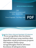 Sistem Informasi Kesehatan PPT 1