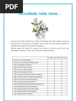 Dificuldades Todos Temos