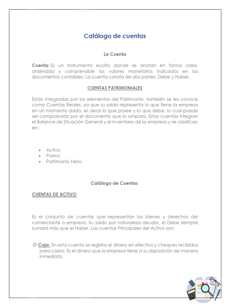 Catálogos de Cuentas | Descargar gratis PDF | Contabilidad | Bancos