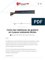 Cómo Leer Tablaturas de Guitarra en 4 Pasos Realmente Fáciles