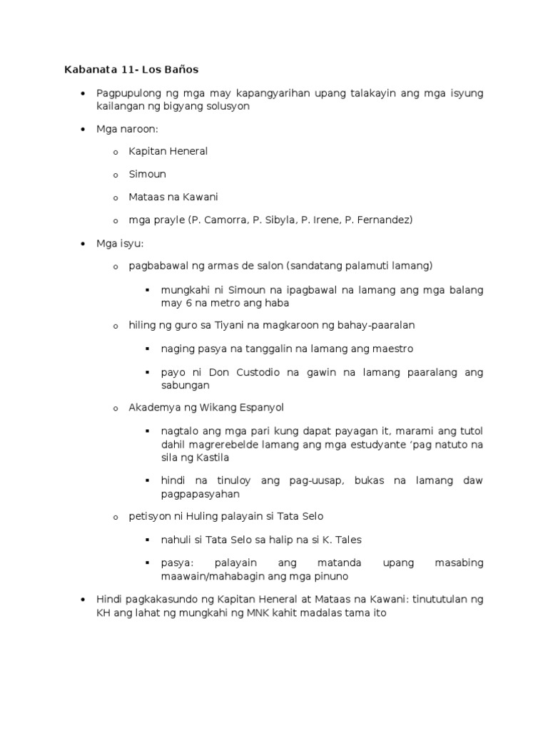 Pinoy Notes | PDF
