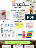 Nutrición para La Prevención de La Diabetes Mellitus