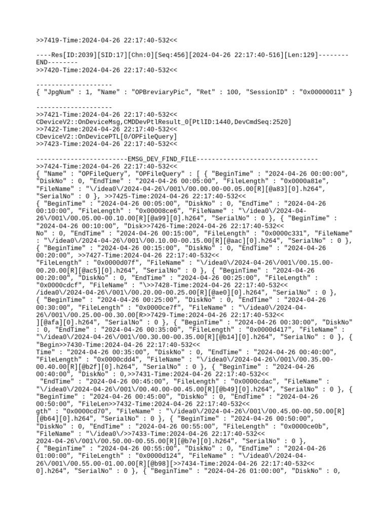 Log | PDF | Technology & Engineering