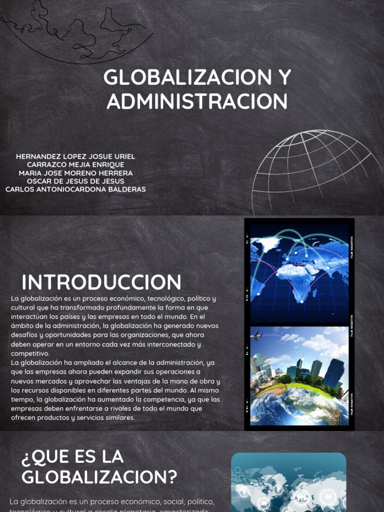 Impacto de la Globalización en la Administración | PDF | Globalización ...