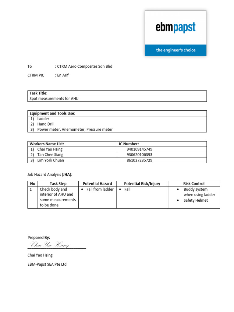 Job Hazard Analysis Pdf
