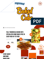 Bakul Cabe Food Presentation