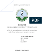 BÀI DỰ THI CUỘC THI BẢO VỆ NỀN TẢNG TƯ TƯỞNG CỦA ĐẢNG NĂM 2024