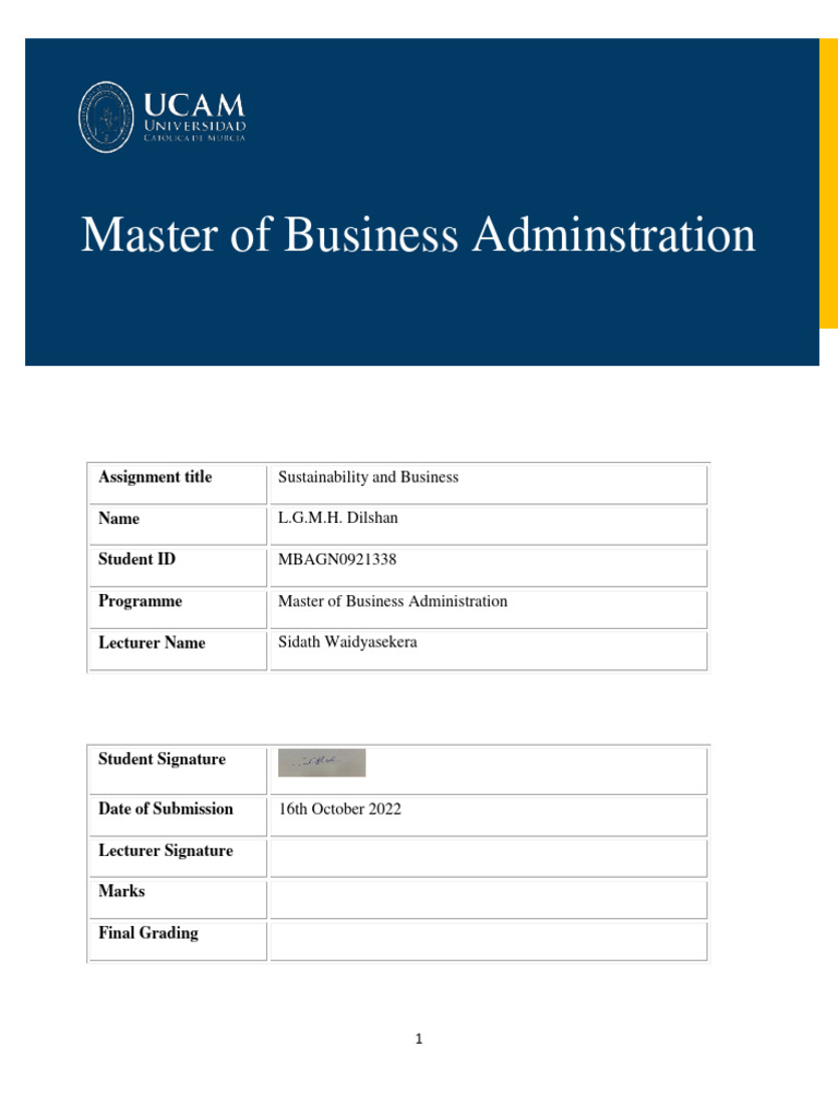 Sustainability And Business Pdf Economies