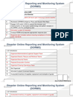 Listo DORMS - Preparedness Checklist