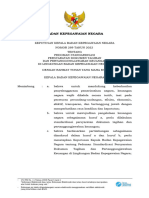 Kepka Nomor 289 Tahun 2022 TTG Pedoman Standardisasi Persyaratan Dokumen Tagihan & Pertanggungjawaban Keuangan