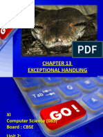 Chapter 13 Exceptional Handling