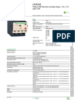 Product Data Sheet: Tesys LRD Thermal Overload Relays - 2.5... 4 A - Class 10A