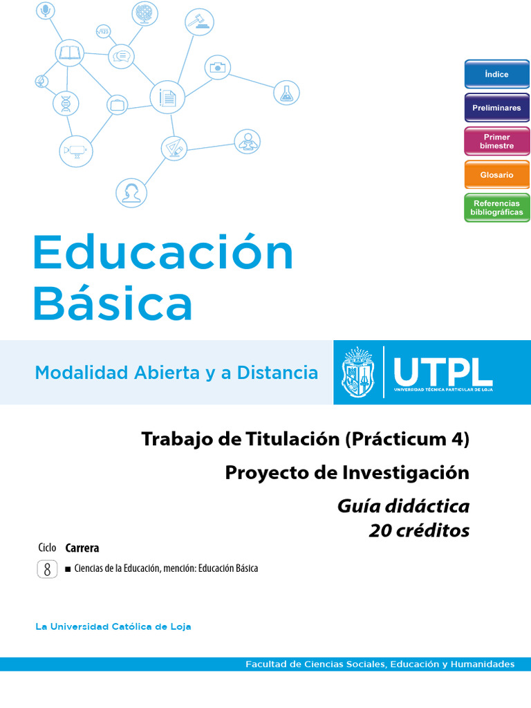 Guía Didáctica para Investigación Educativa | PDF | Plan de estudios ...