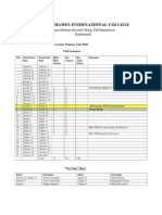 Lecture Planner Fall 2068-69