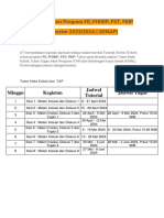 Jadwal Akademik UT S1