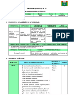 SESIÓN DE APRENDIZAJE N° 02