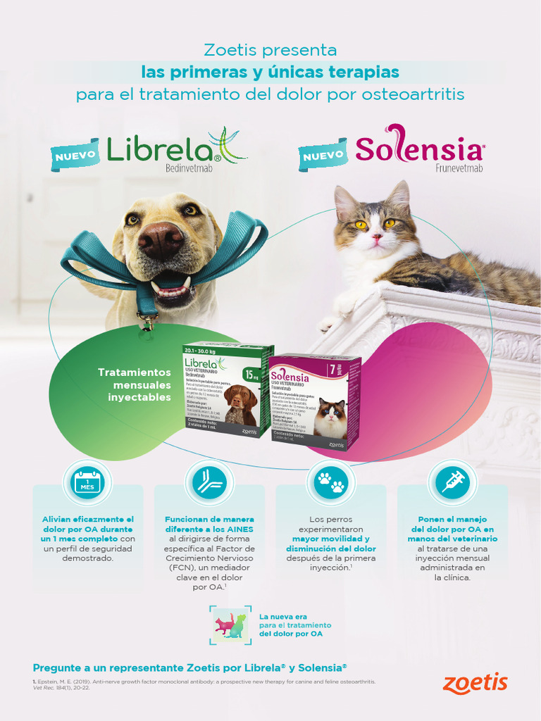 Presentación Librela & Solensia | PDF | Dolor | Inflamación