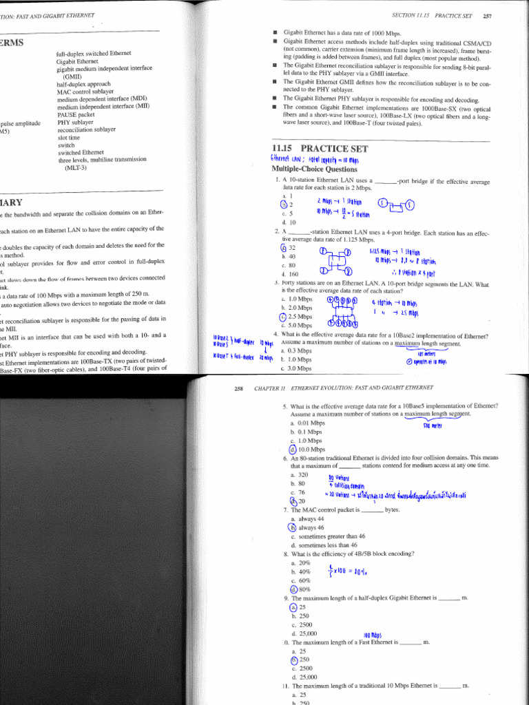 Exercise Lec3 - 4 ch11 | PDF | Computer Networking | Network Architecture
