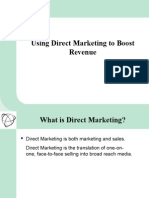 Using Direct Marketing to Boost Revenue