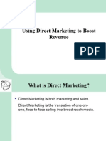 Using Direct Marketing To Boost Revenue