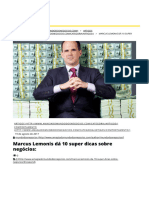 Marcus Lemonis Dá 10 Super Dicas Sobre Negócios: - A Magia Do Mundo Dos Negócios