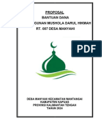 Proposal Mushola Darul Hikmah RT 007