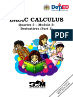 Basic Calculus Q3 Module 03 Derivatives Trigonometric Logarithmic Exponential Functions