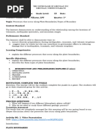 LP-G10 Processes and Types of Boundaries