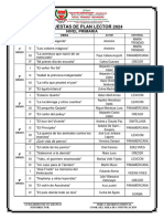 Plan Lector - 2024 PRIMARIA