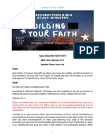 Building Your Faith 