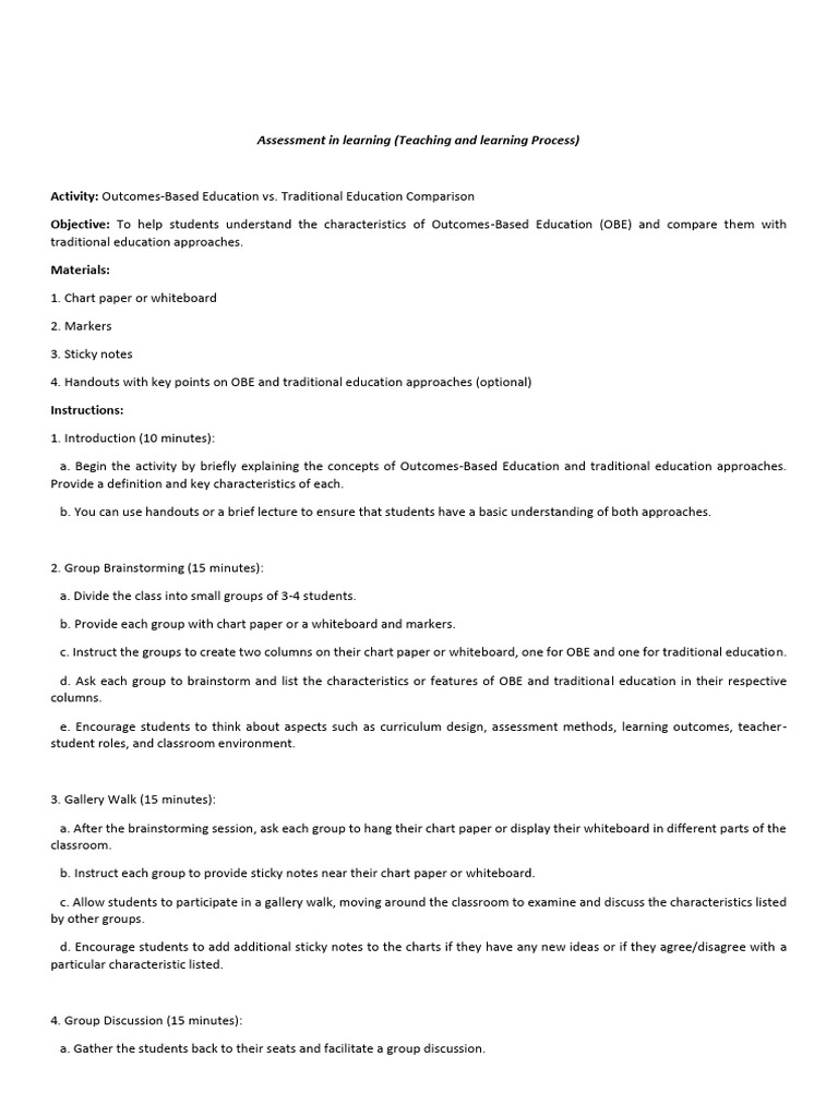 Assessment in Learning Final | PDF | Educational Assessment | Reading ...