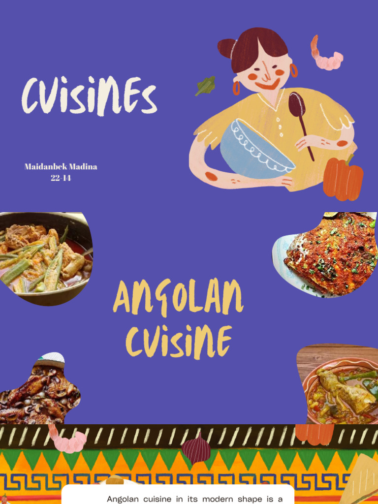 Angolan Cuisine: Dishes & Ingredients | PDF | Cooking, Food & Wine