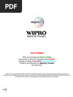 Wipro Company Application Form