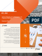 Resultados de Indice Institucional de Participacion Ciudadana IIPC 2022