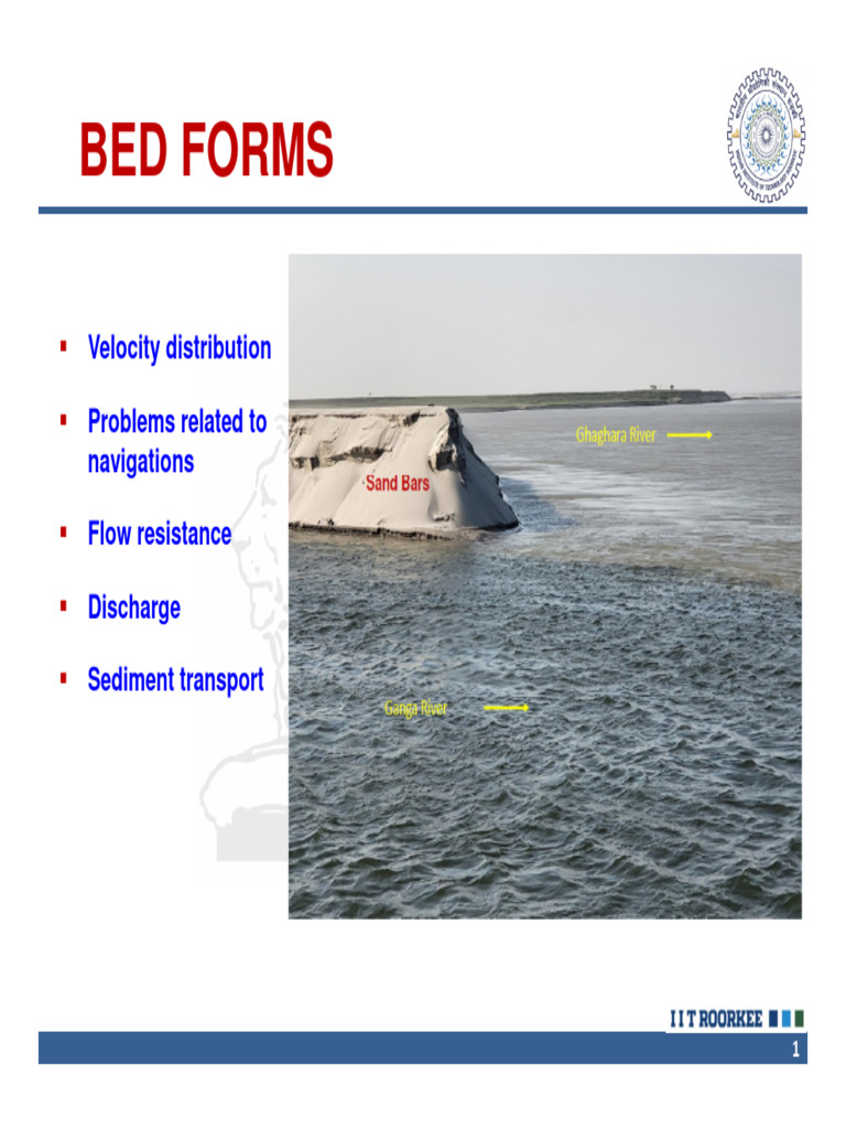 Bed Forms and Flow Resistance Analysis | PDF | Applied And ...