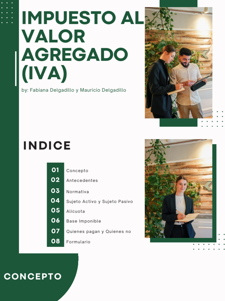 Presentación del IVA en Bolivia | PDF | Impuestos | Impuesto al valor ...