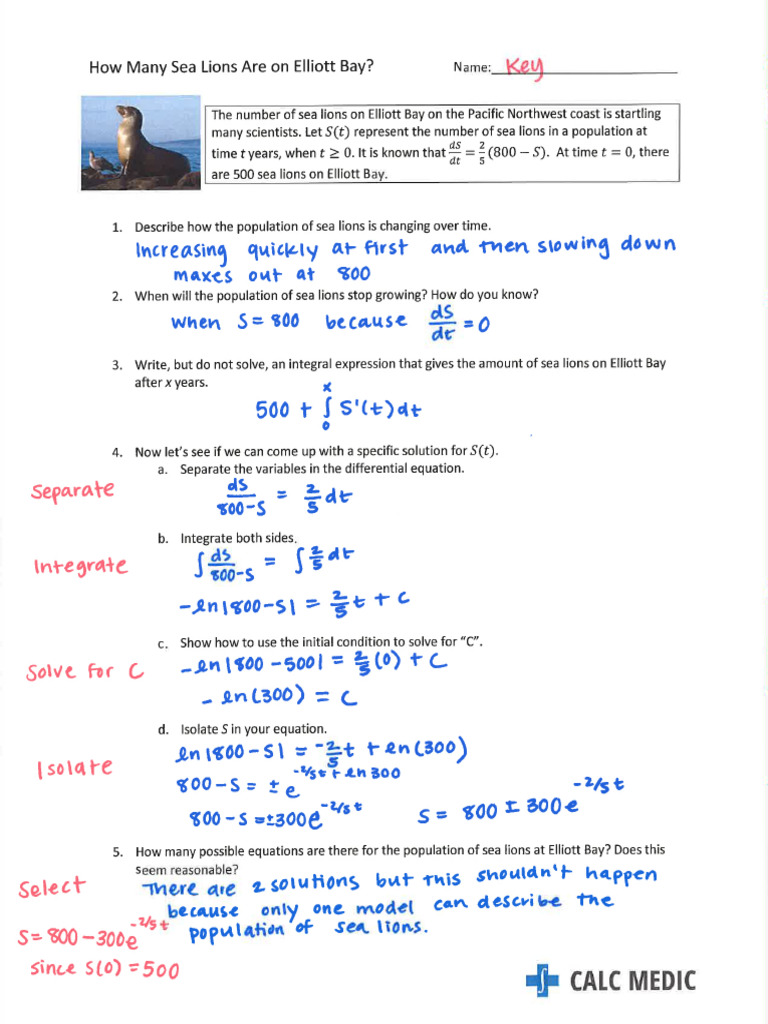 7.7 Answer Key | PDF