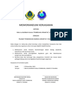 Memorandum Kerjasama