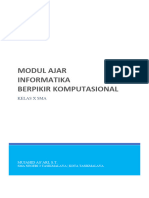 Modul Ajar Informatika 1 - Berpikir Komputasional